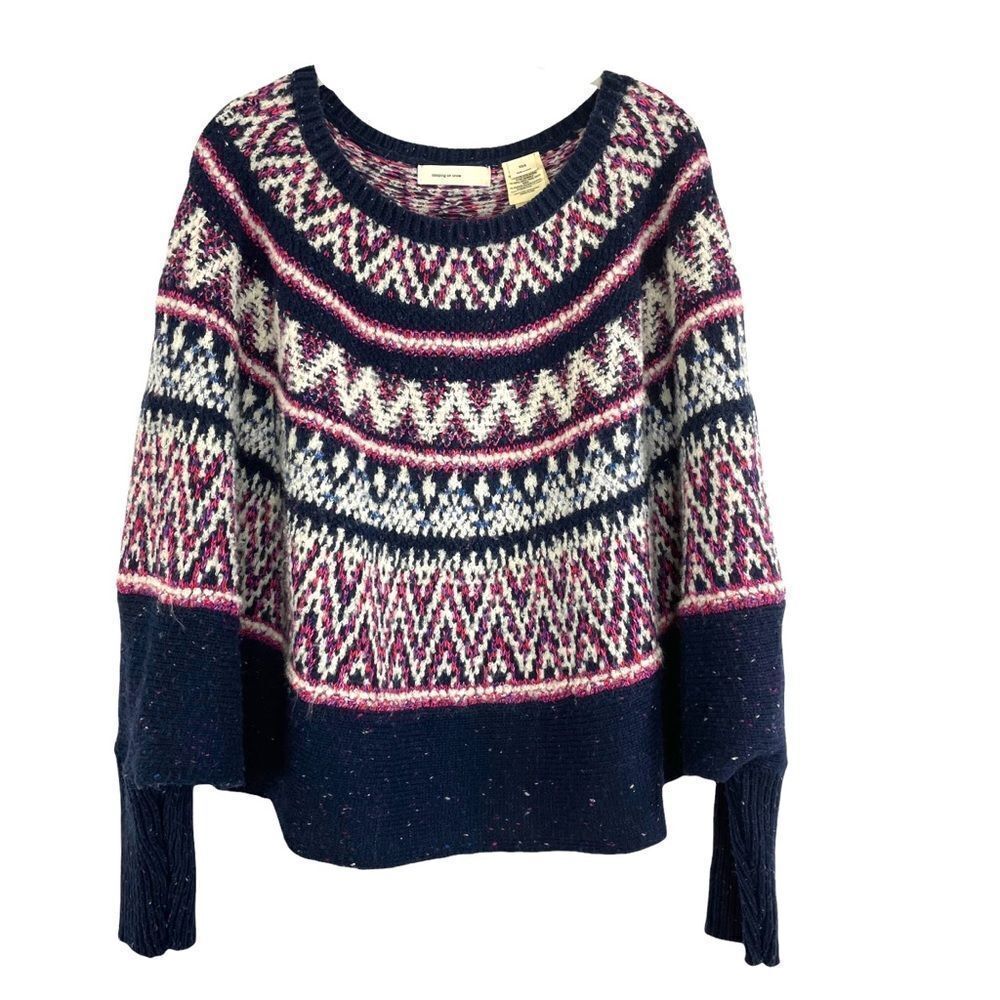 Anthropologie Sleeping On‎ Snow Midland nordic fair isle Pullover Sweater